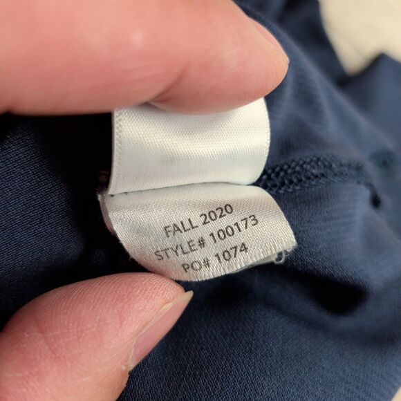 Rhone Polo Mens S Delta Pique Golf Navy Blue Commute Long Sleeve Performance - Picture 5 of 11